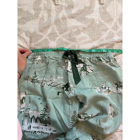 Katie Kime Holiday Toile Pajama Pant Set women’s small - Picture 8 of 10